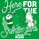 Junior's We Bare Bears Here for Shenanigans T-Shirt