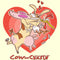 Men's Cow and Chicken Valentine's Day Heart Hug T-Shirt