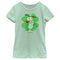 Girl's Courage the Cowardly Dog St. Patrick’s Day Clover T-Shirt