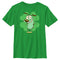 Boy's Courage the Cowardly Dog St. Patrick’s Day Clover T-Shirt