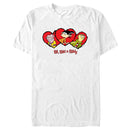 Men's Ed, Edd n Eddy Valentine's Day Heart Portraits T-Shirt