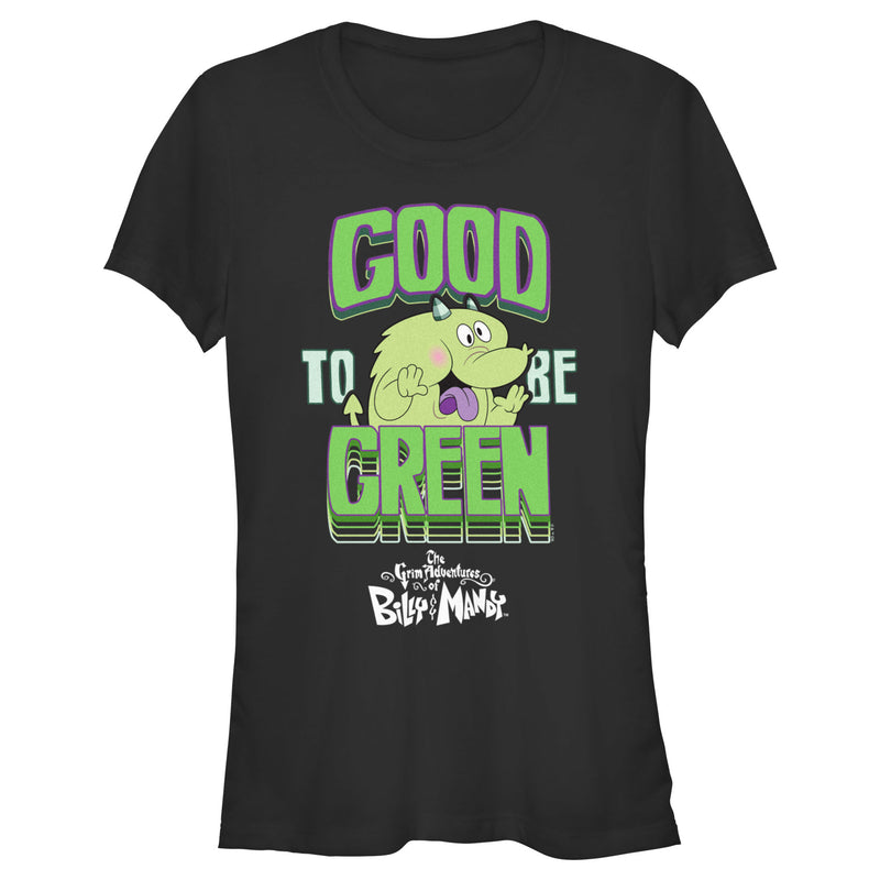 Junior's The Grim Adventures of Billy & Mandy Good to Be Green T-Shirt