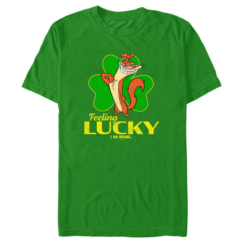 Men's I Am Weasel Feeling Lucky T-Shirt