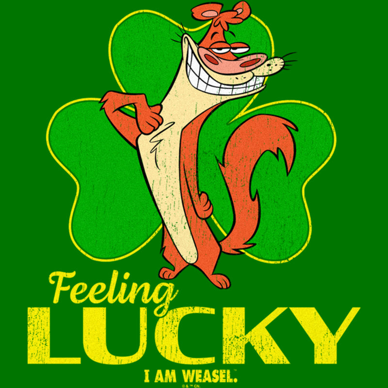 Men's I Am Weasel Feeling Lucky T-Shirt