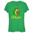 Junior's I Am Weasel Feeling Lucky T-Shirt