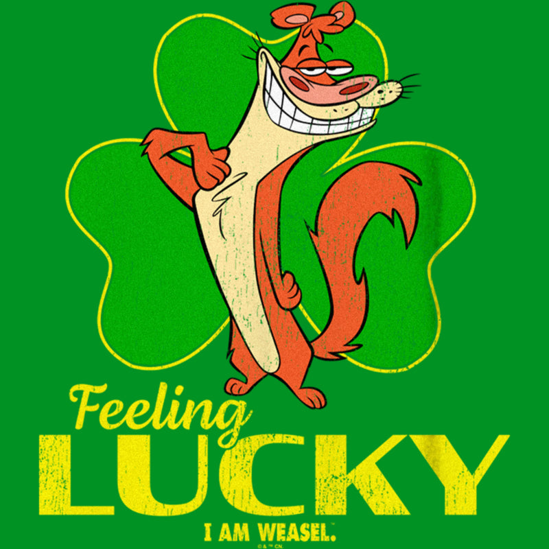 Boy's I Am Weasel Feeling Lucky T-Shirt