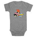 Infant's The Powerpuff Girls Fighting Trio Onesie