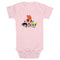 Infant's The Powerpuff Girls Fighting Trio Onesie