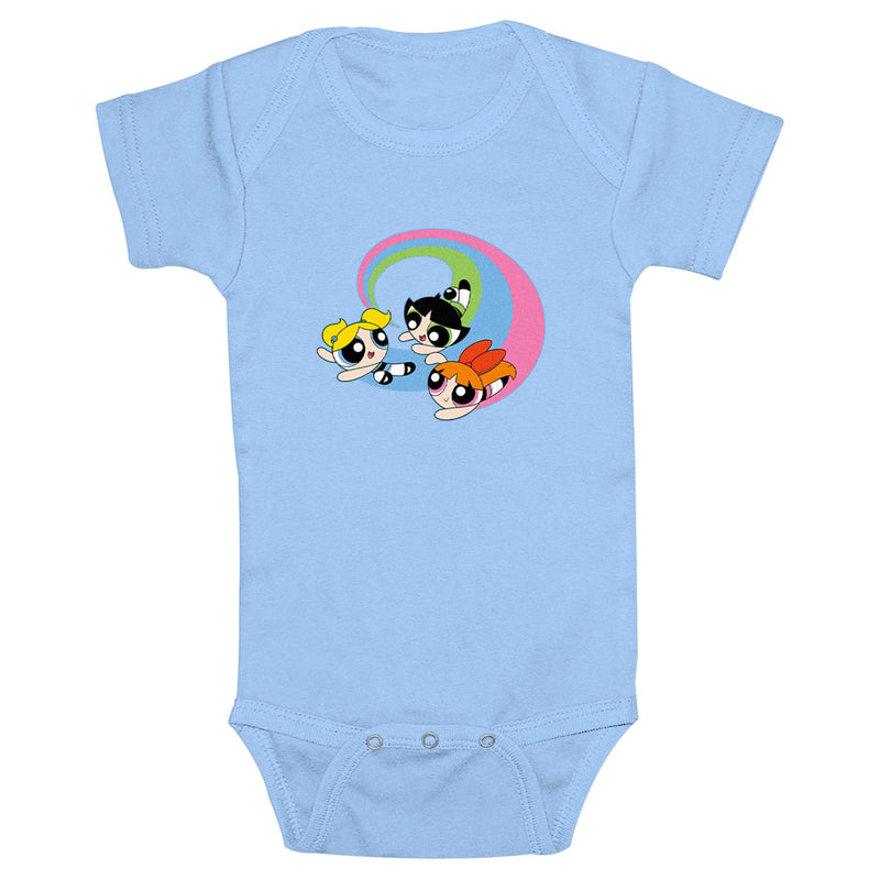 Infant's The Powerpuff Girls Circle Flight Trio Onesie