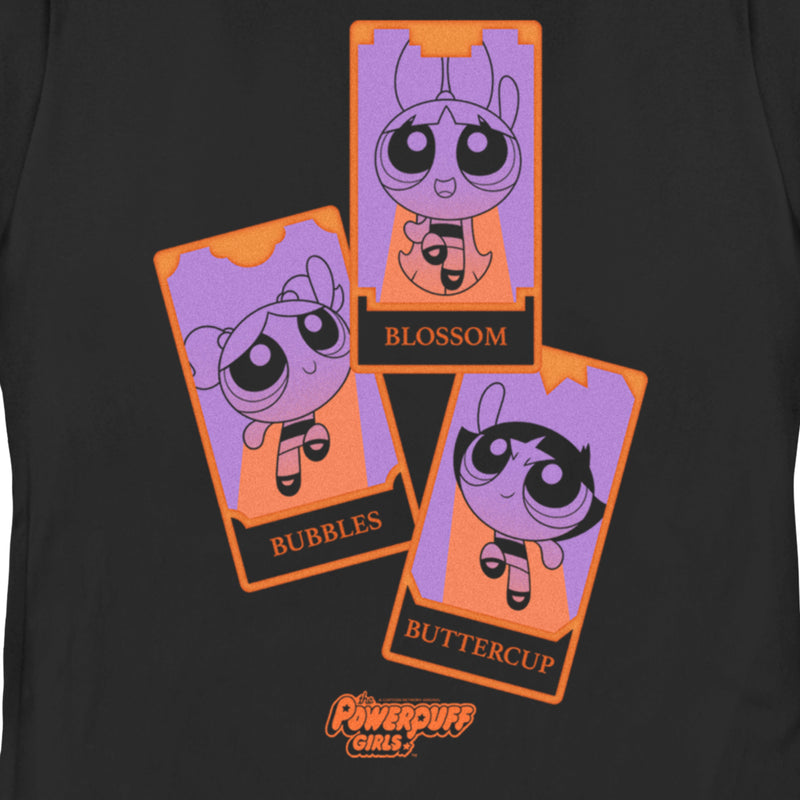 Women's The Powerpuff Girls Halloween Tarot Cards T-Shirt