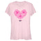 Junior's The Powerpuff Girls Valentine's Day Heart Silhouettes T-Shirt