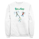 Men's Rick and Morty Christmas Snow Angels Sweatshirt