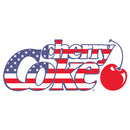 Men's Coca Cola American Flag with Cherry Coke T-Shirt