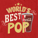 Men's Coca Cola Father's Day Retro World's Best Pop T-Shirt