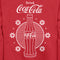 Men's Coca Cola Christmas Snowflakes Bottle Sweatshirt