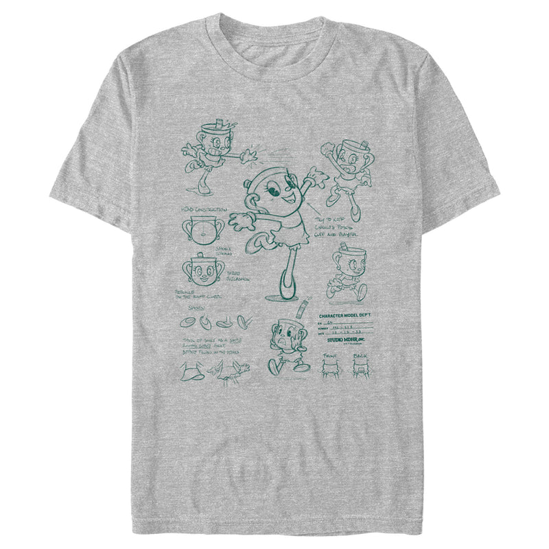 Men's Cuphead The Delicious Last Course Concept Chalice T-Shirt