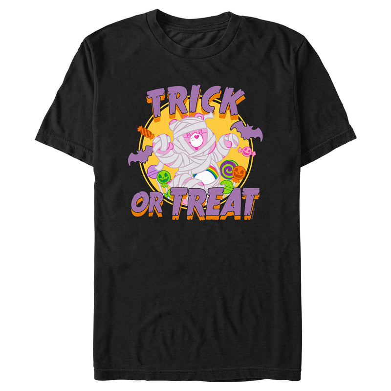 Men's Care Bears Halloween Trick-Or-Treat Cheer Bear Mummy T-Shirt