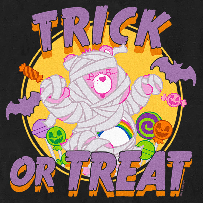 Men's Care Bears Halloween Trick-Or-Treat Cheer Bear Mummy T-Shirt