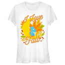 Junior's Care Bears Bedtime Bear I Love Fall T-Shirt