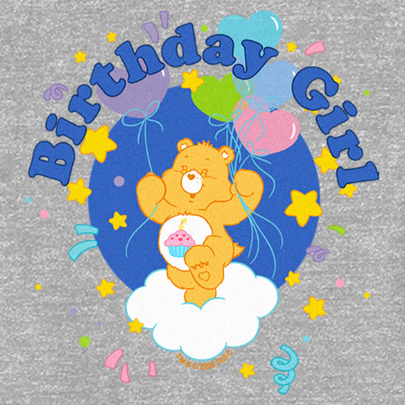 Toddler's Care Bears Birthday Bear Girl Balloons T-Shirt