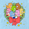 Men's Care Bears Christmas Wreath Bears T-Shirt