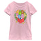 Girl's Care Bears Christmas Wreath Bears T-Shirt