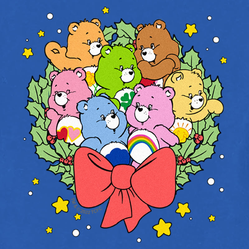 Toddler's Care Bears Christmas Holly Wreath Bears T-Shirt