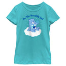 Girl's Care Bears Christmas Grumpy Bear On the Naughty List T-Shirt