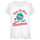 Junior's Care Bears Bedtime Bear Wake Me When It's Christmas T-Shirt