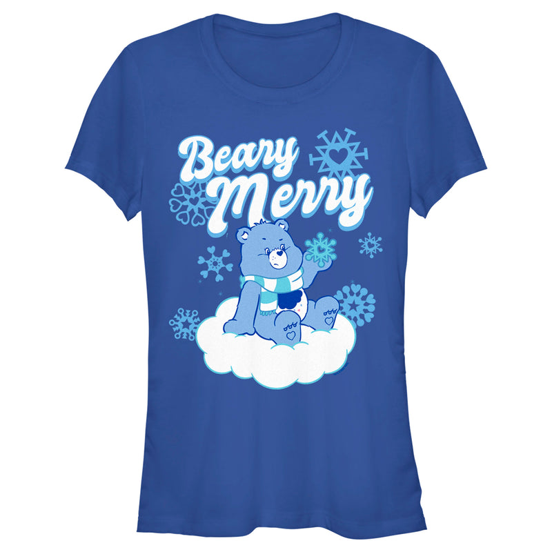 Junior's Care Bears Christmas Grumpy Bear Beary Merry T-Shirt