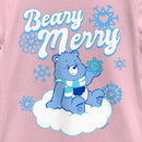 Girl's Care Bears Christmas Grumpy Bear Beary Merry T-Shirt