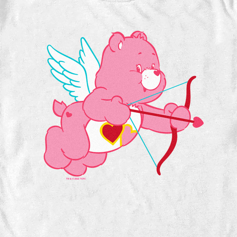 Men's Care Bears Valentine's Day Love-a-Lot Bear Cupid T-Shirt