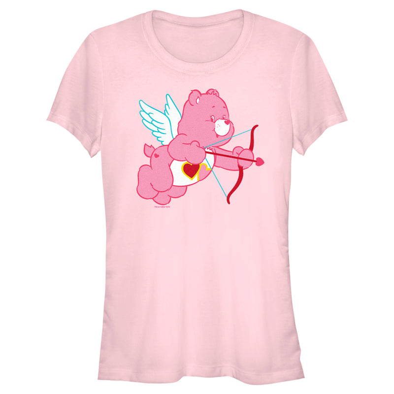 Junior's Care Bears Valentine's Day Love-a-Lot Bear Cupid T-Shirt