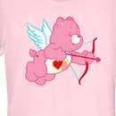 Junior's Care Bears Valentine's Day Love-a-Lot Bear Cupid T-Shirt