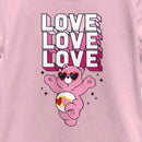 Girl's Care Bears Valentine's Day Love-a-lot Bear Love Sunglasses T-Shirt