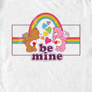 Men's Care Bears Valentine's Day Tenderheart Bear and Love-a-Lot Bear Be Mine Rainbow T-Shirt