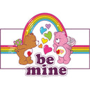 Boy's Care Bears Valentine's Day Tenderheart Bear and Love-a-Lot Bear Be Mine Rainbow T-Shirt