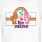 Junior's Care Bears Valentine's Day Tenderheart Bear and Love-a-Lot Bear Be Mine Rainbow T-Shirt