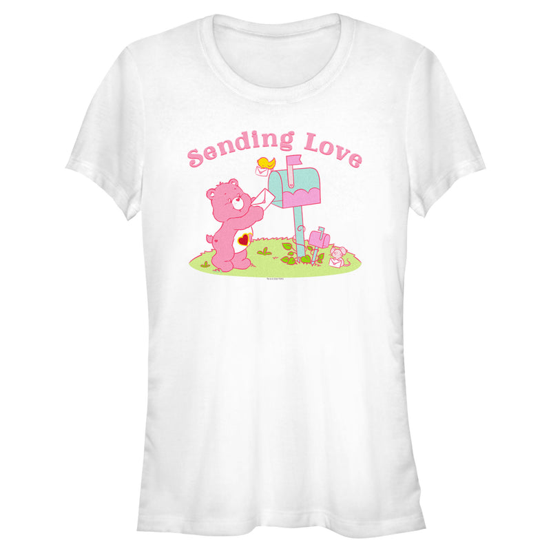 Junior's Care Bears Valentine’s Day Sending Love T-Shirt