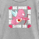 Girl's Care Bears Valentine's Day Love-a-Lot Bear Be Mine T-Shirt