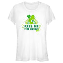 Junior's Care Bears St. Patrick's Day Good Luck Bear kiss Me I'm Irish-ish T-Shirt