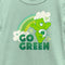 Girl's Care Bears St. Patrick's Day Good Luck Bear Go Green T-Shirt