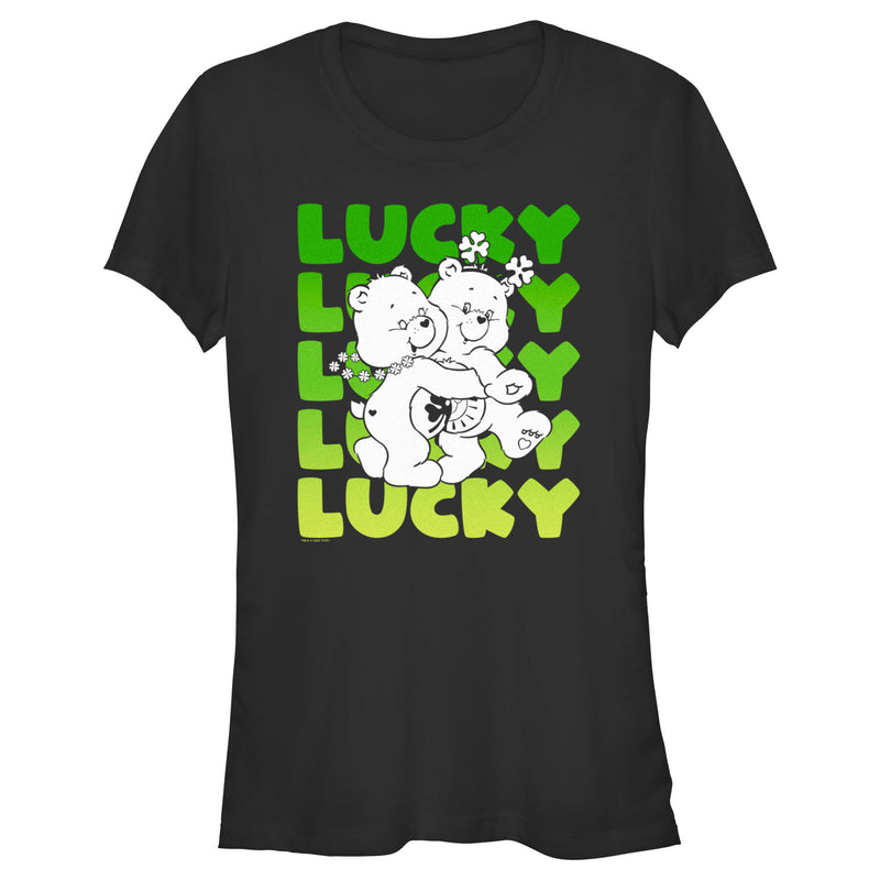 Junior's Care Bears St. Patrick's Day Good Luck Bear and Funshine Bear Lucky T-Shirt