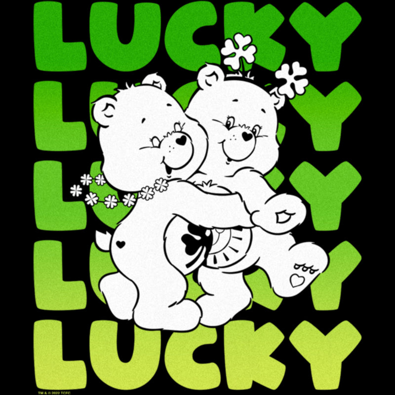 Junior's Care Bears St. Patrick's Day Good Luck Bear and Funshine Bear Lucky T-Shirt