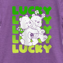 Girl's Care Bears St. Patrick's Day Good Luck Bear and Funshine Bear Lucky T-Shirt