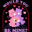 Men's Care Bears Valentine's Day Love-a-Lot Bear and Share Bear Would You Be Mine T-Shirt