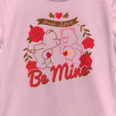 Girl's Care Bears Valentine's Day Tenderheart Bear and Love-a-Lot Bear Be Mine T-Shirt