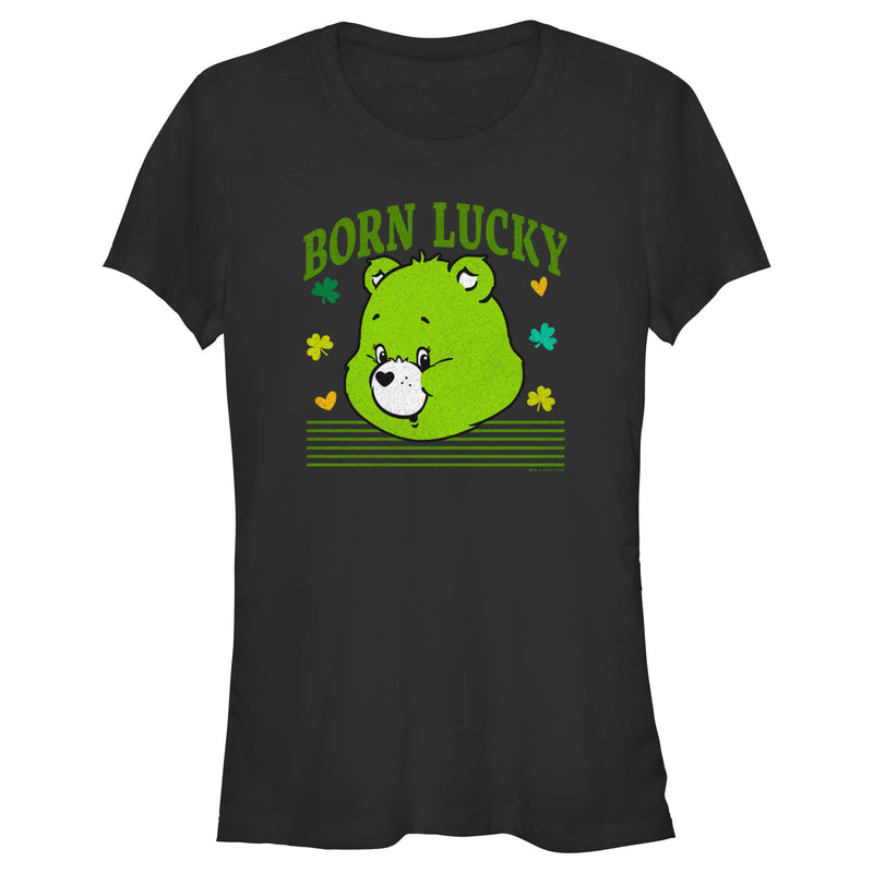 Junior's Care Bears St. Patrick's Day Good Luck Bear Born Lucky T-Shirt