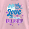 Girl's Care Bears Valentine's Day Bedtime Bear Why Fall in Love T-Shirt