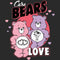 Men's Care Bears Valentine's Day Love-a-Lot Bear and Share Bear Love T-Shirt